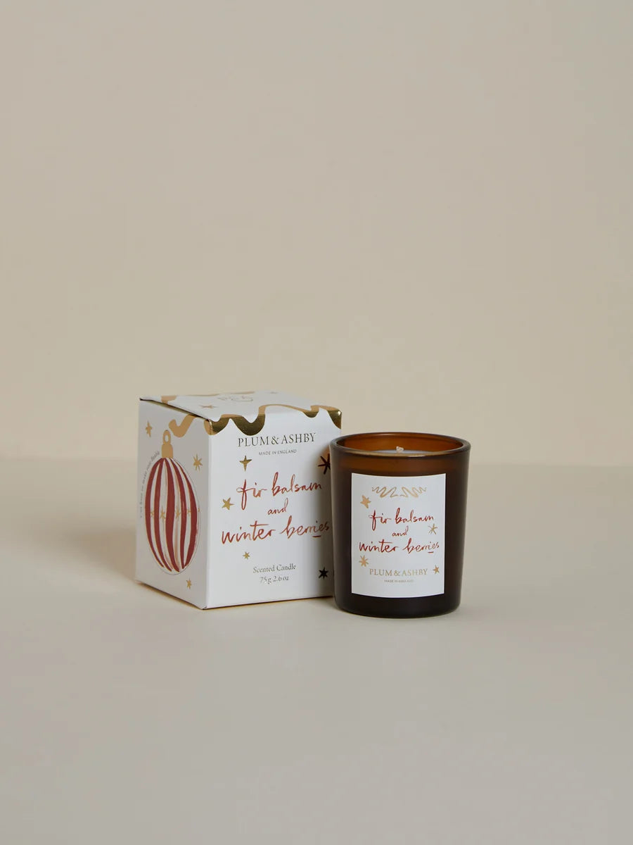 Fir Balsam & Winter Berries Votive Candle