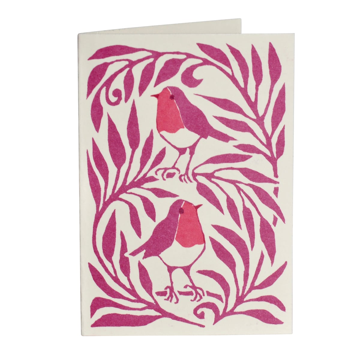 Cambridge Imprint Small Cards Two Robins / PK6