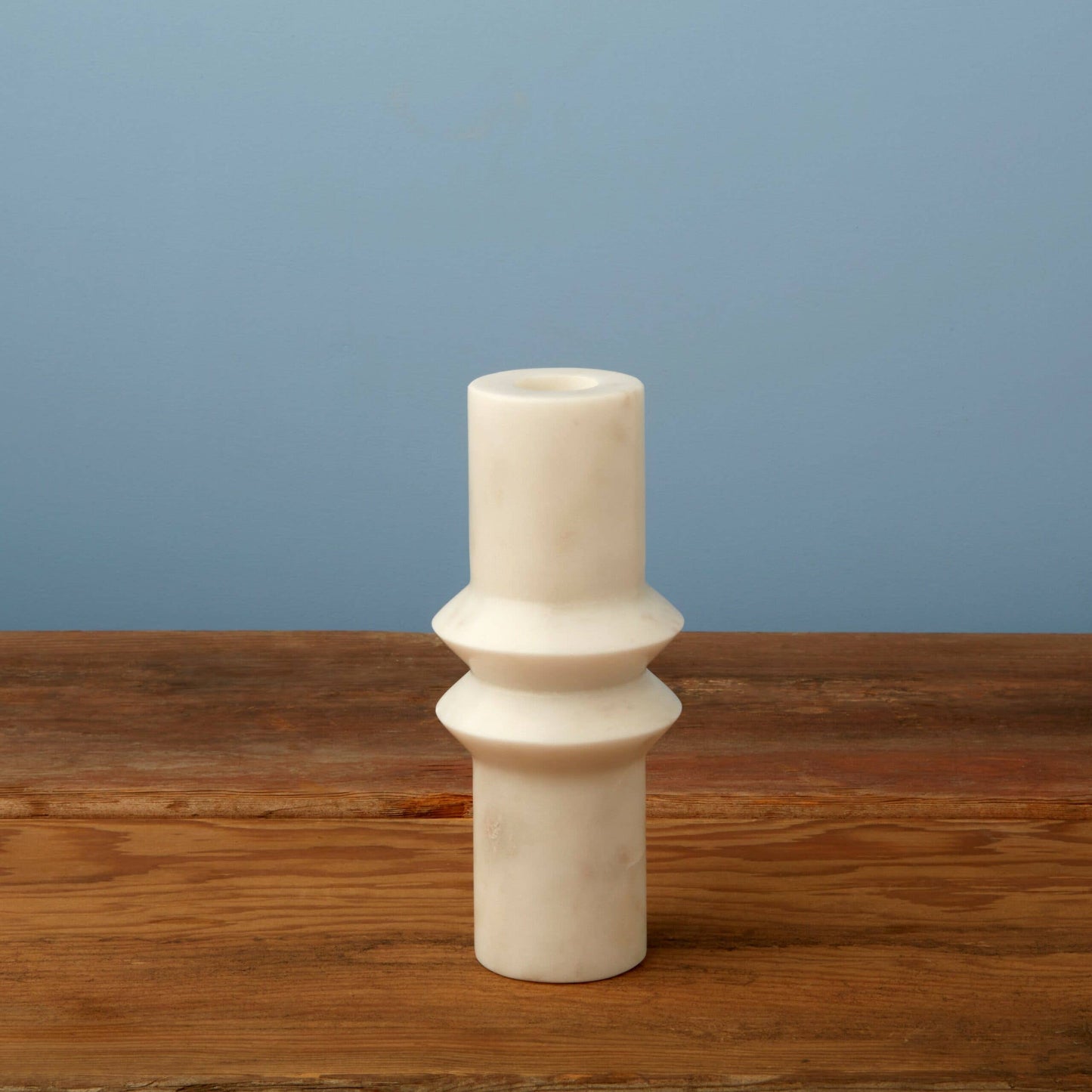 Aruna Marble Candlestick, Medium