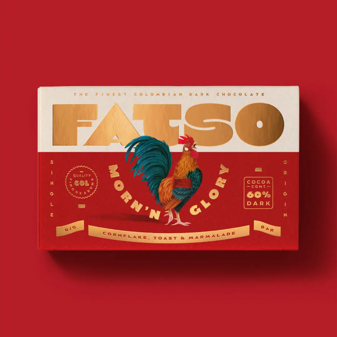 Fatso Morning Glory Vegan Chocolate Bar