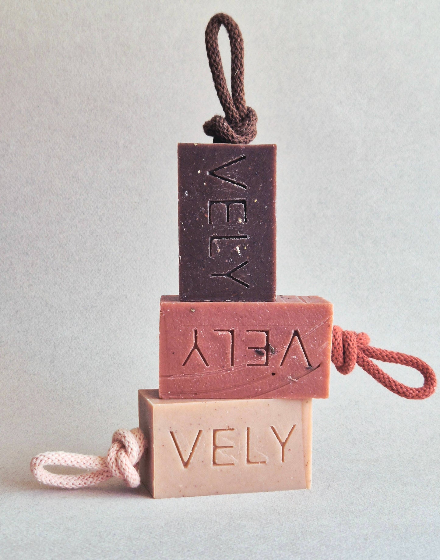 Natural Handmade Soap On A Rope "Boudoir"