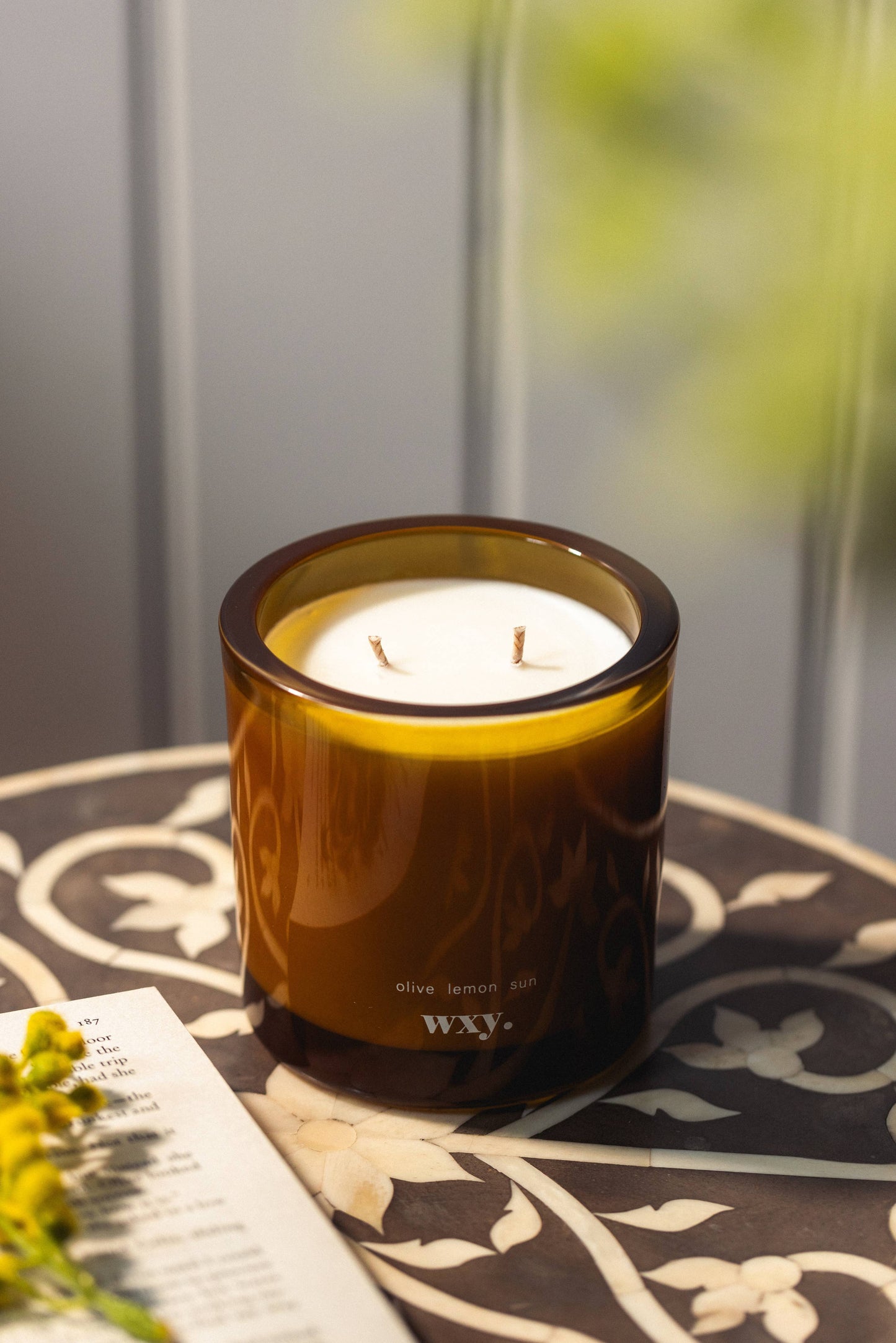 Wxy Scented Candle 350g - olive. lemon. sun.