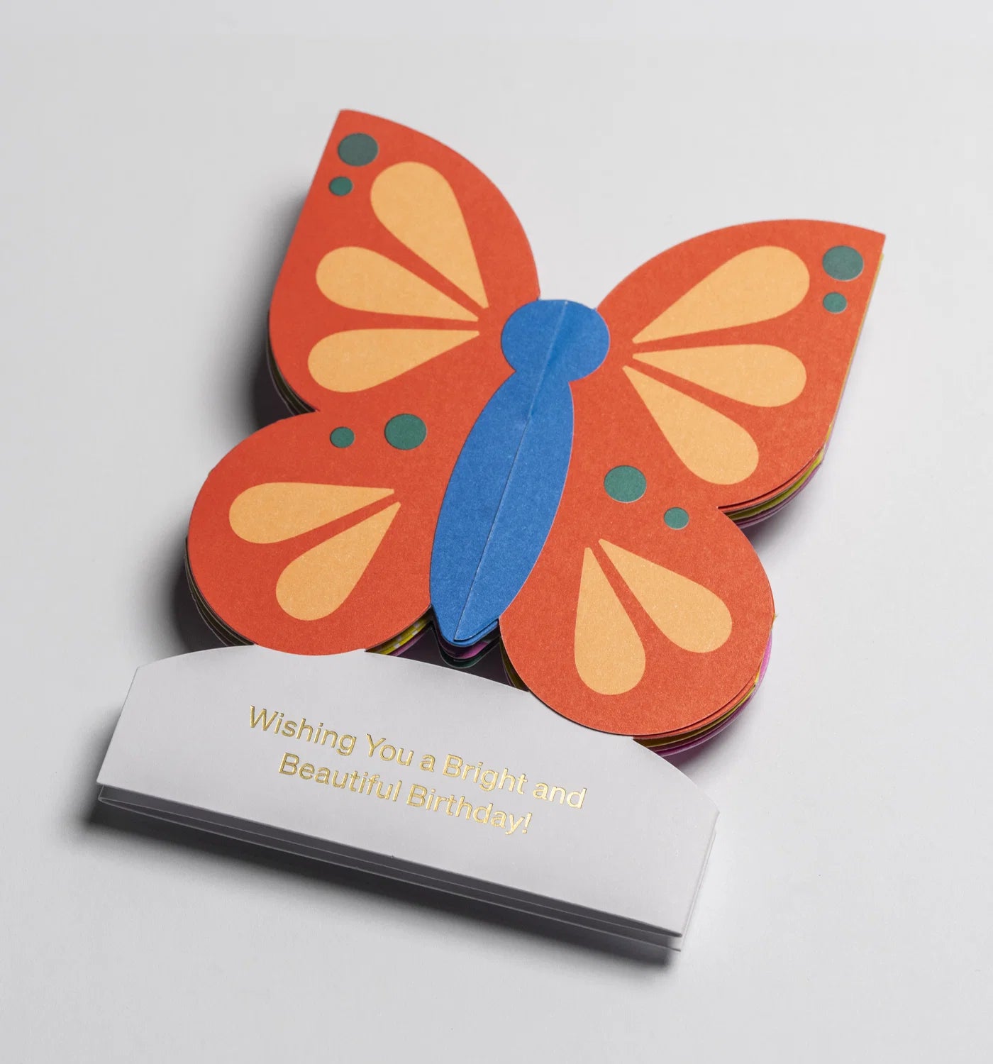 Bright & Beautiful Birthday Butterfly Pop-Up Card
