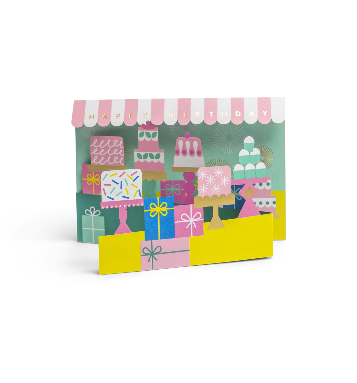 Birthday Bakeshop Cascading Pop-Up Card