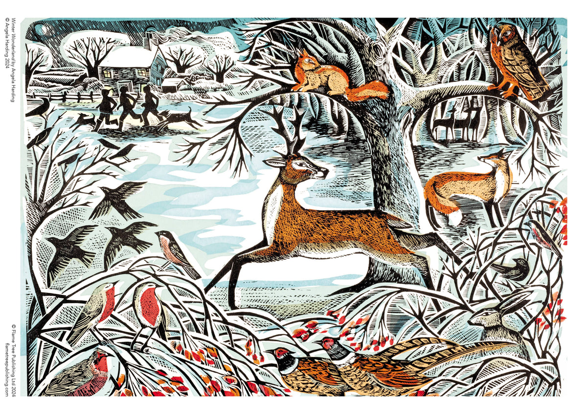 Adult Sustainable Jigsaw Puzzle / Angela Harding: Winter / 1000 / Piece Sustainable Jigsaws