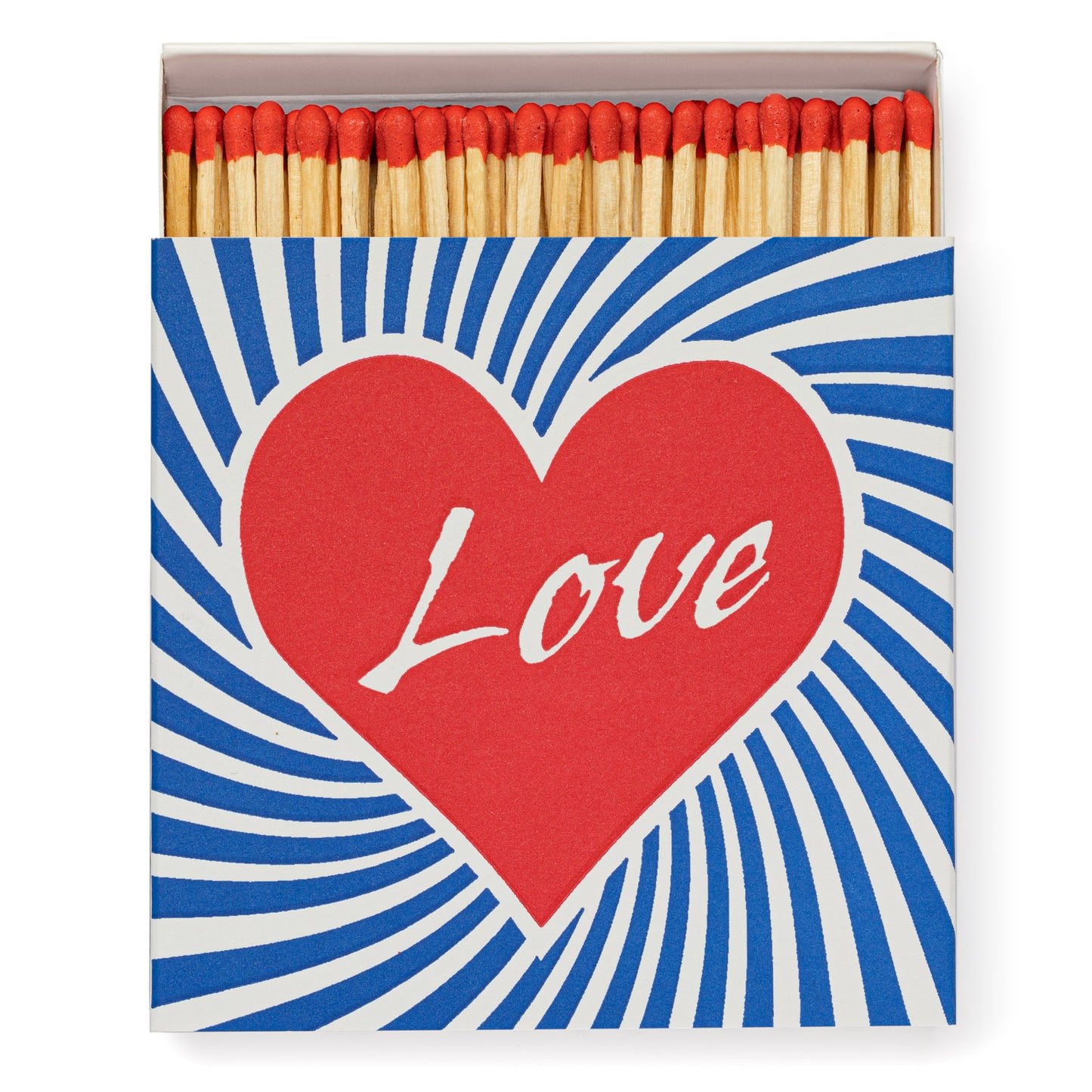 Archivist Square Box Matches - Love