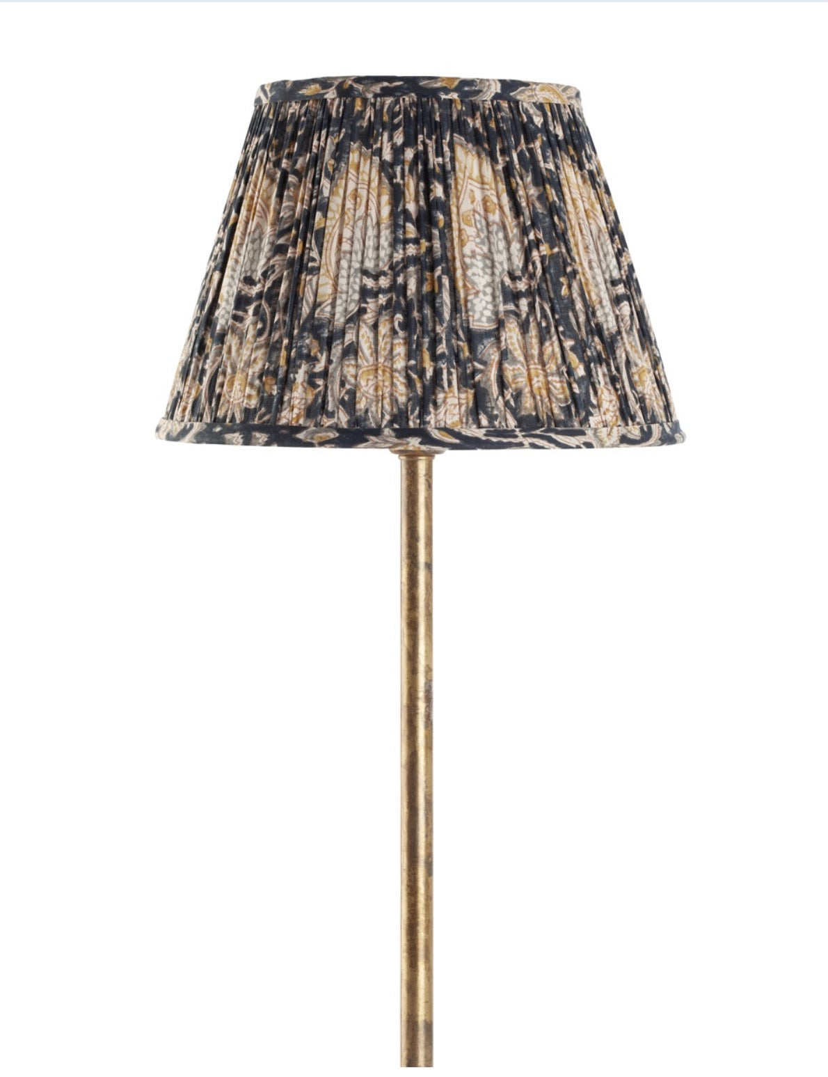 Lampshade Shallow Drum / Oriental / Dark Blue / 30cm
