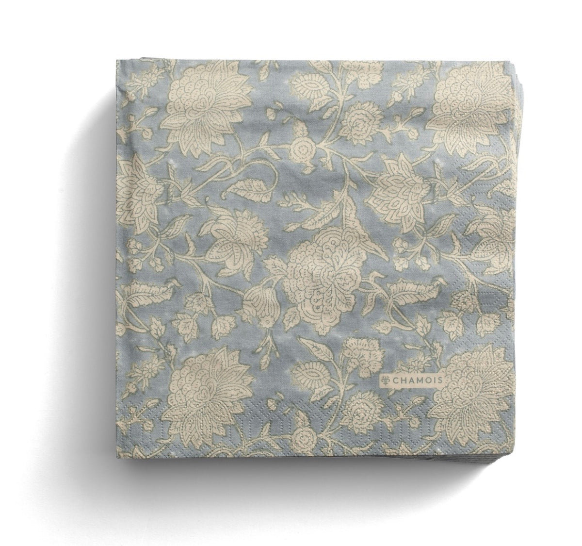 Paper Napkins - Indian Rose - Dusty Blue - 40x40cm