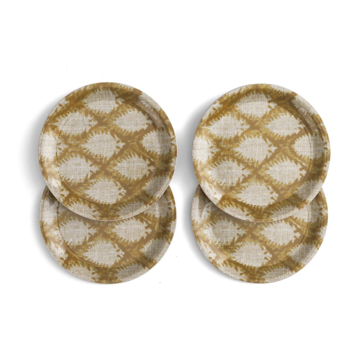 Coasters / Cypress /
Ochre / round 11 cm /
set of 4