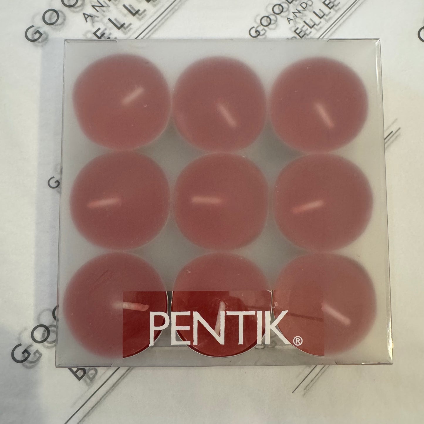 Tealight Candle 9 pcs/box Red