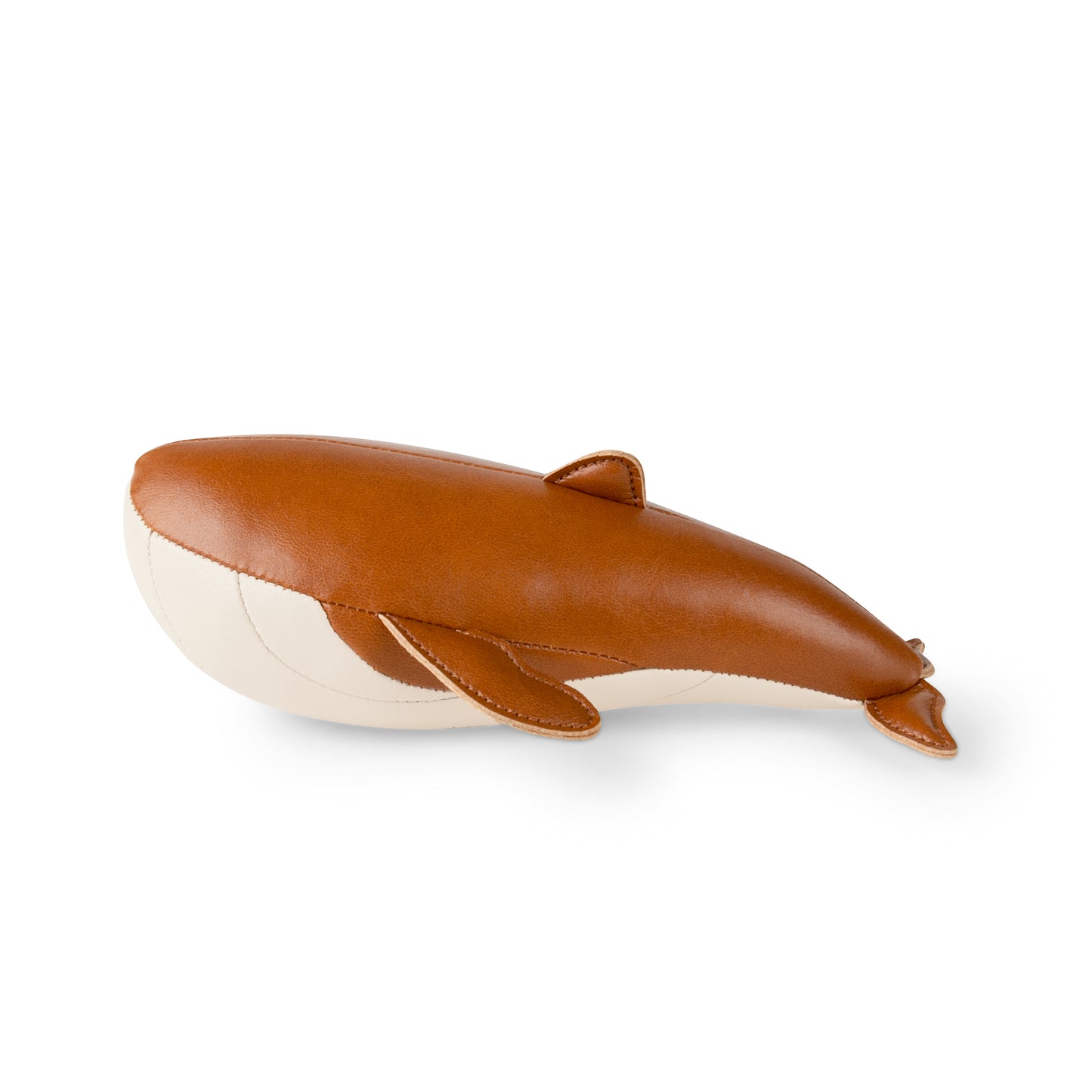Whale Wave Paperweight - Tan + Wheat