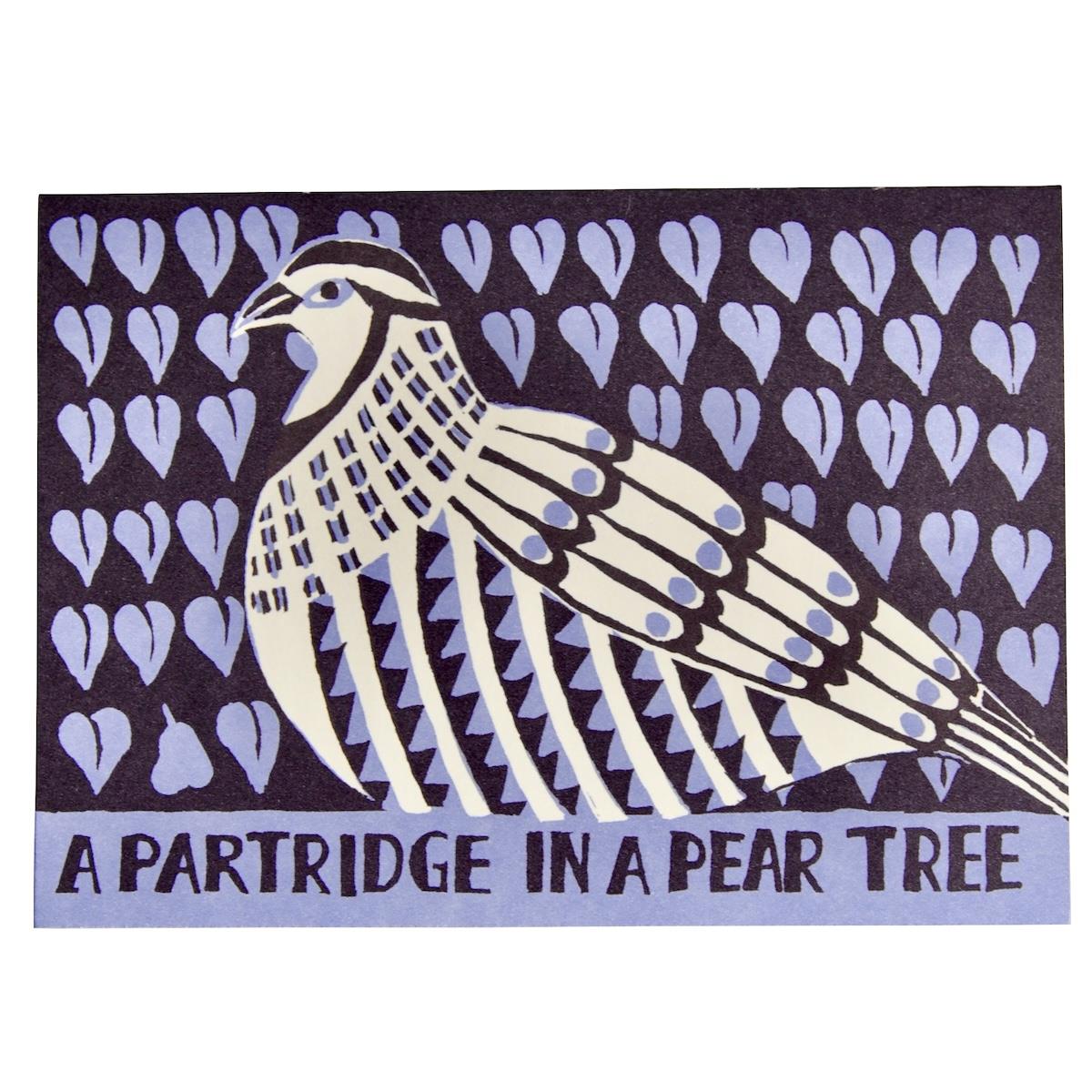 Cambridge Imprint Card Partridge in a Pear Tree