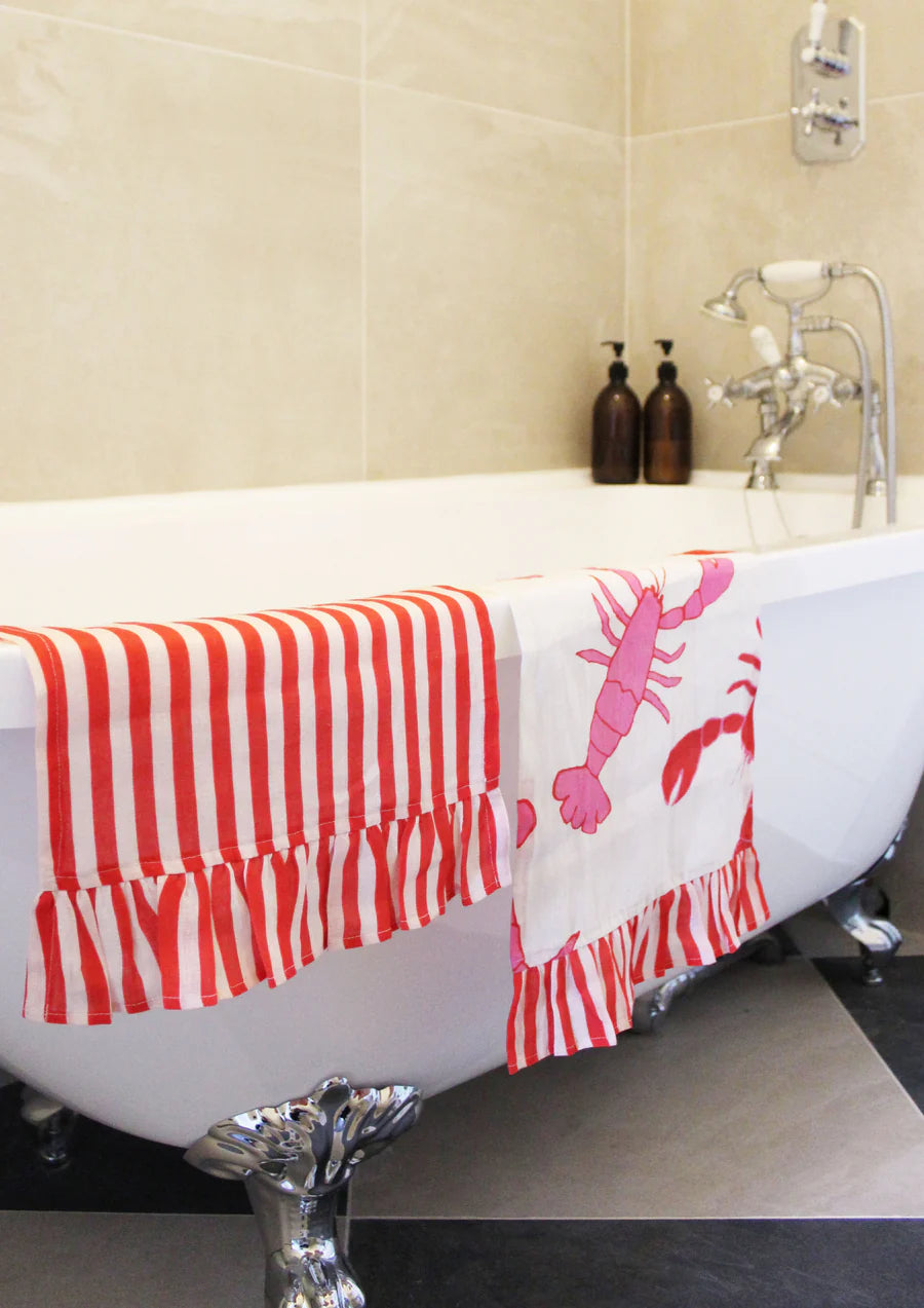 Amuse la Bouche Lobster Hand Towel set of 2