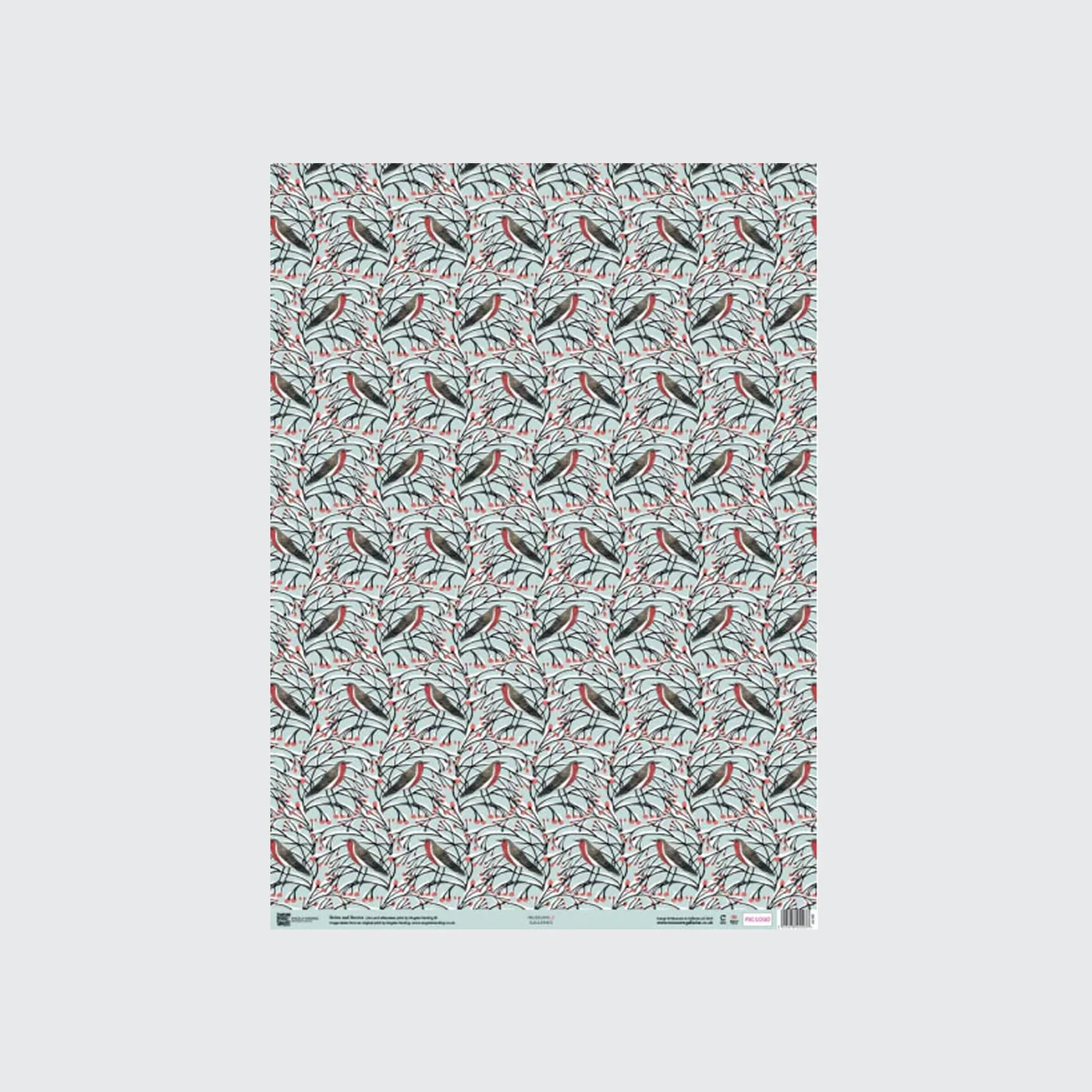 Angela Harding Winter Robbin sheet Wrap
