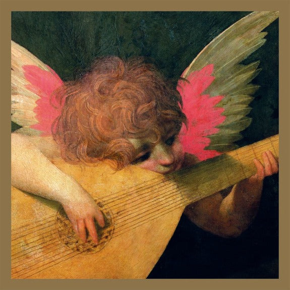 Angel Musician Christmas Cards / Pk 8
