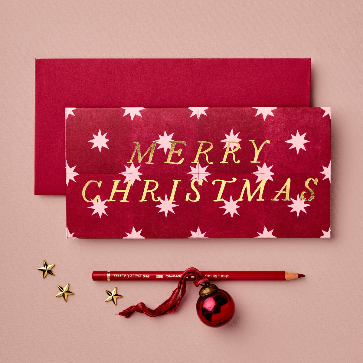 Scarlet Star 'Merry Christmas' Card