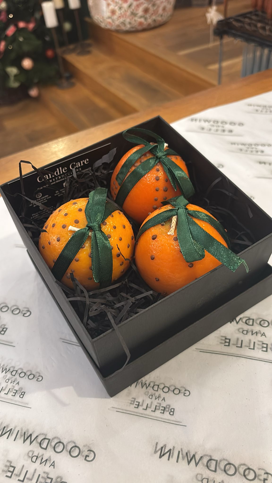 The Pomander Trio Box Candles