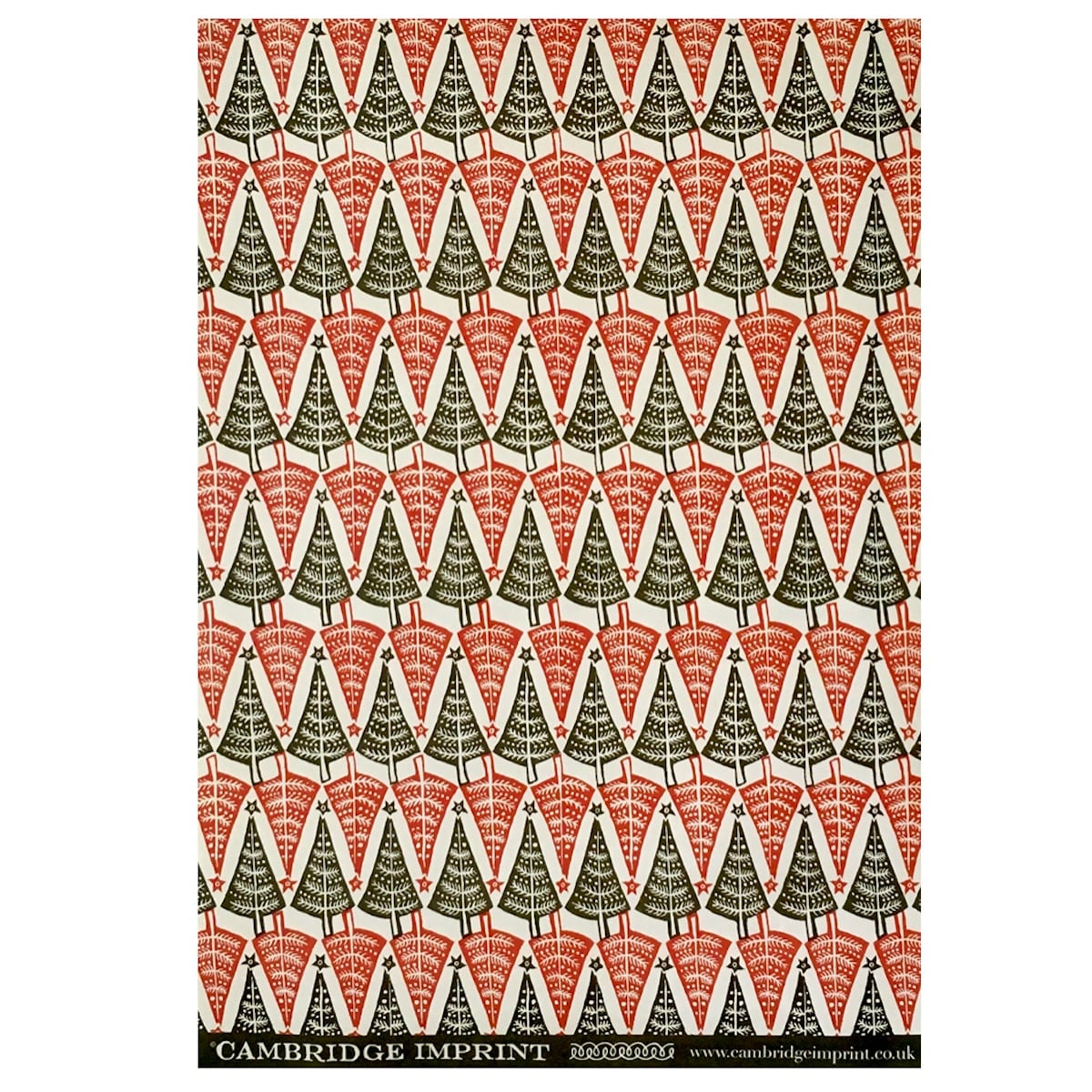 Patterned Paper Dancing Trees