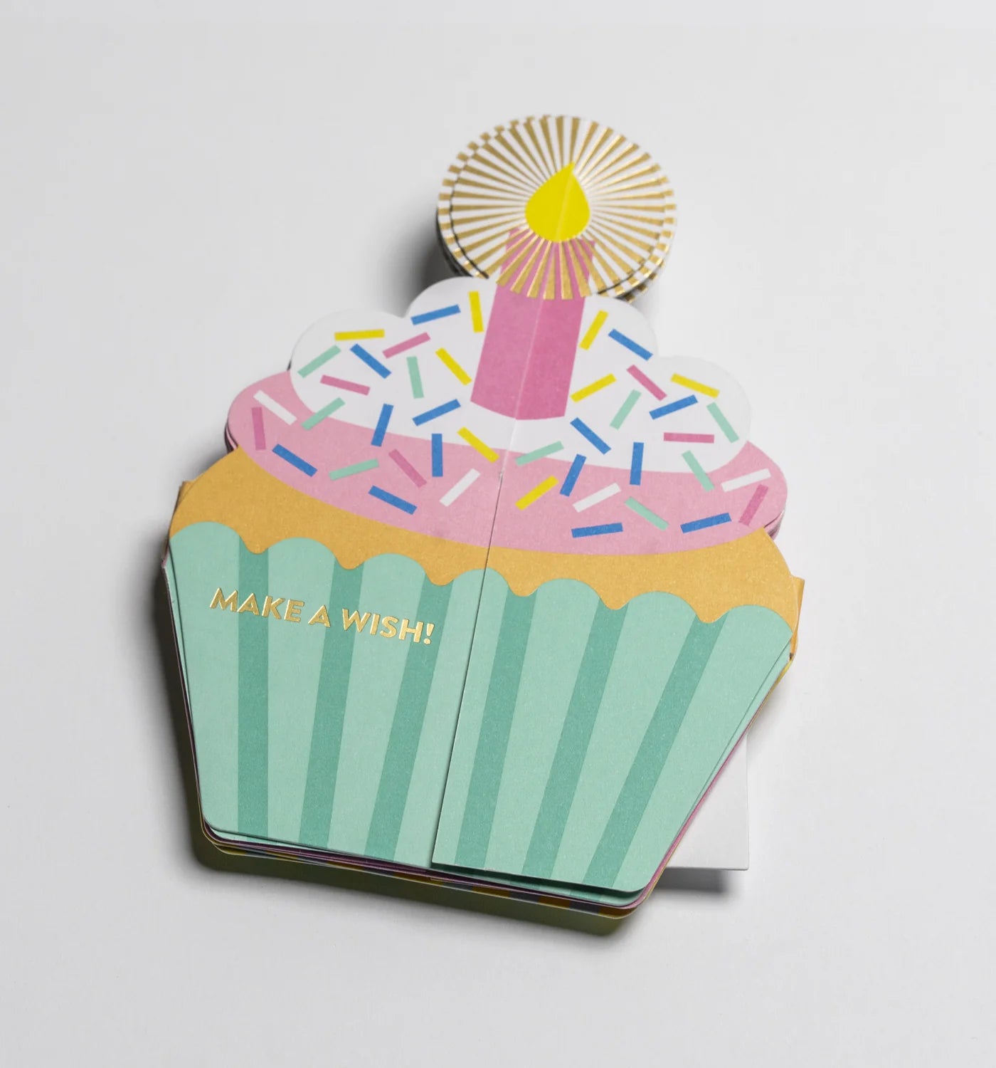 Make a Wish Cupcake Pop-Up Card