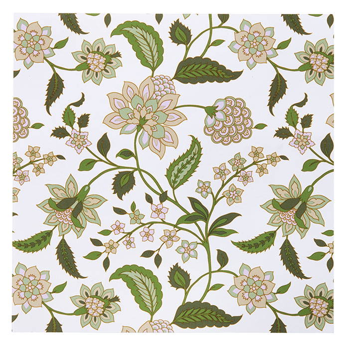 Bungalow Napkin - Green Flower