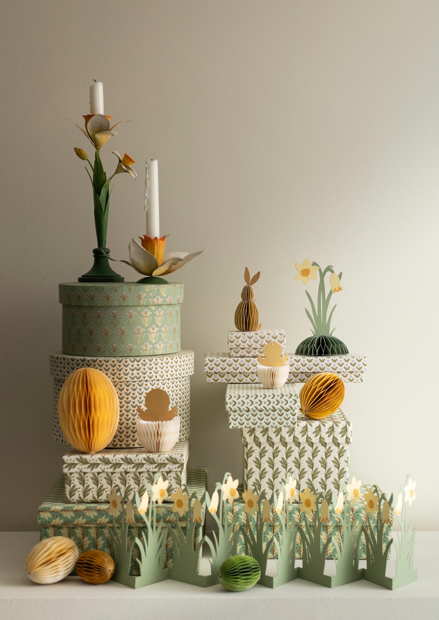Daffodil Tall Candle Holder