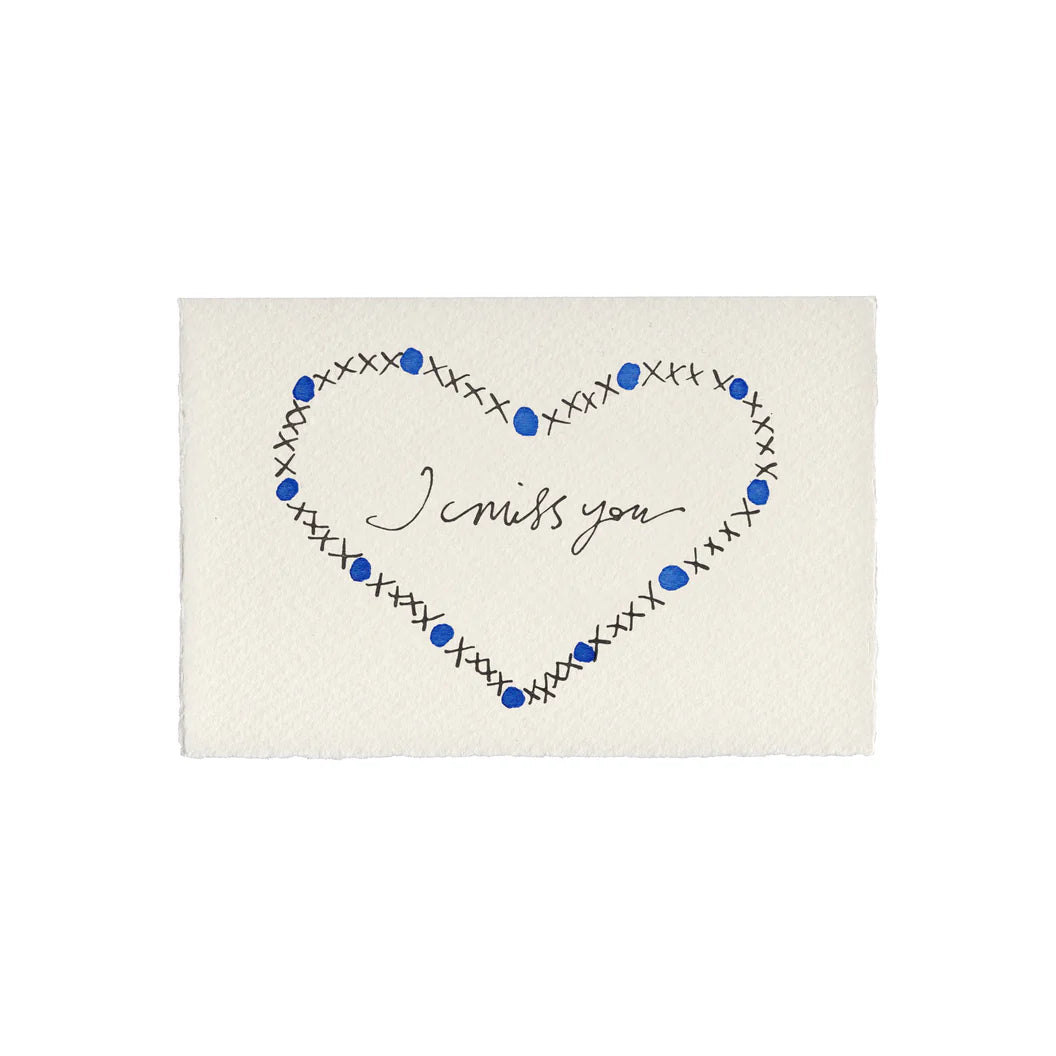 Scribble + Daub I Miss You (Heart)