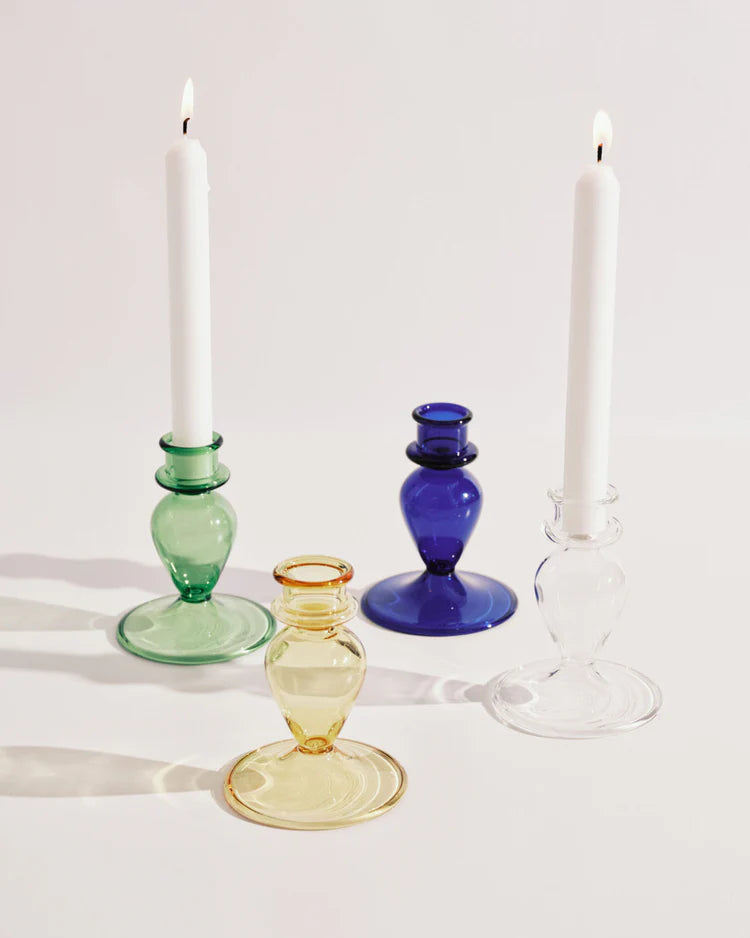 Candle holder 01 blue Nabucho