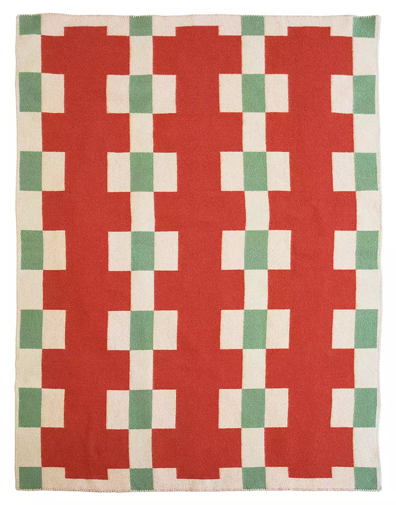 Marta Red Blanket