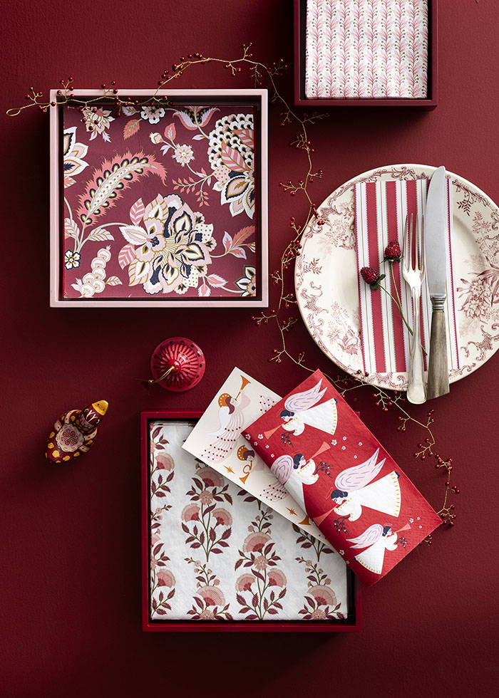 Paper Napkin 20x20cm Yamini Wine 50pcs