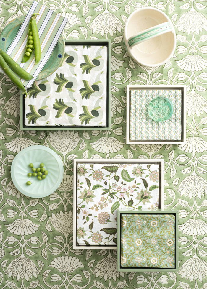 Paper Napkin 20x20cm Yamini Moss 50pcs