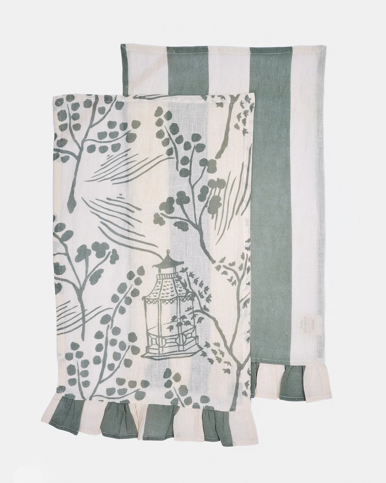 Amuse la Bouche Hand Towel set of 2 Chinoiserie