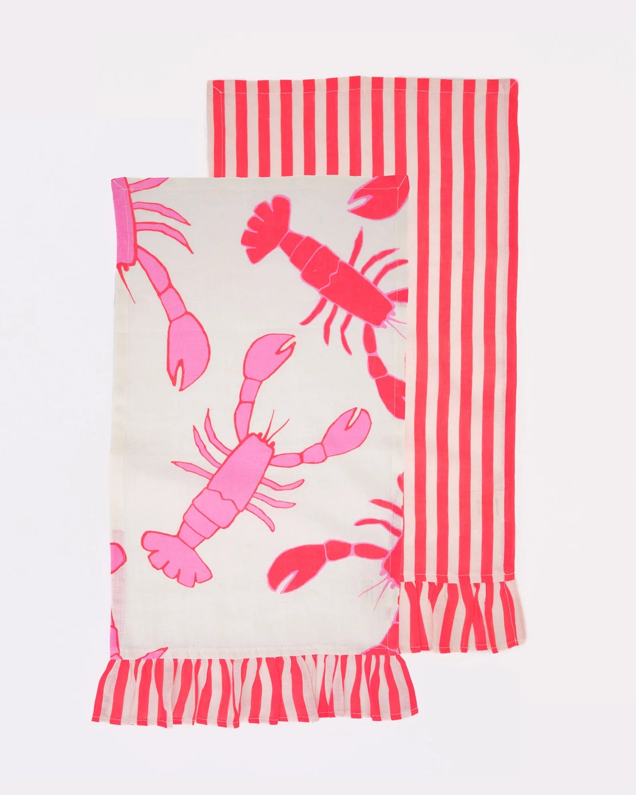 Amuse la Bouche Lobster Hand Towel set of 2