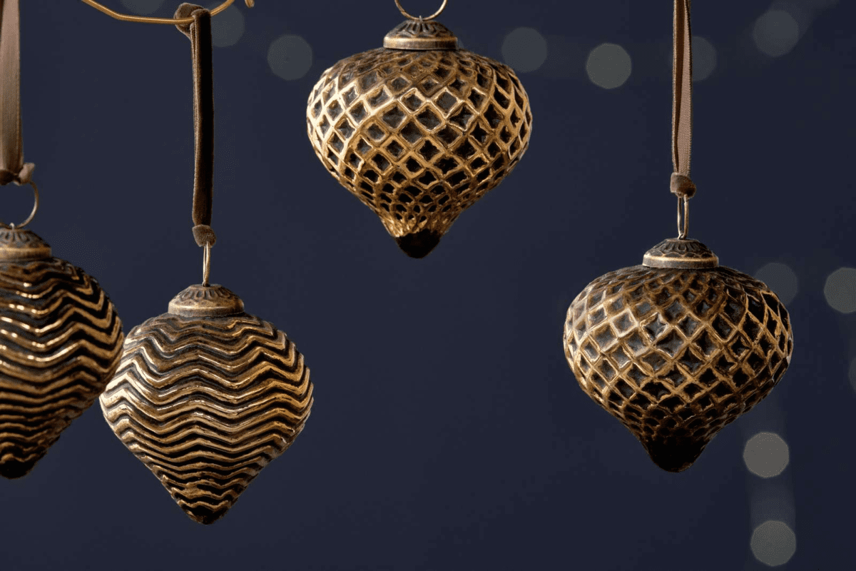 Black + Gold Baubles