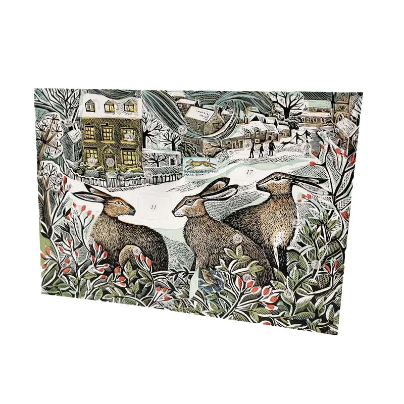 Angela Harding Mini We Three Hares Advantage Calender