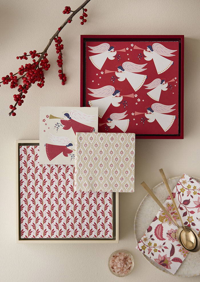 Paper Napkin 12,5x12,5cm Flying Angels 50pcs