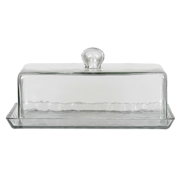 Hammered Glass Cloche