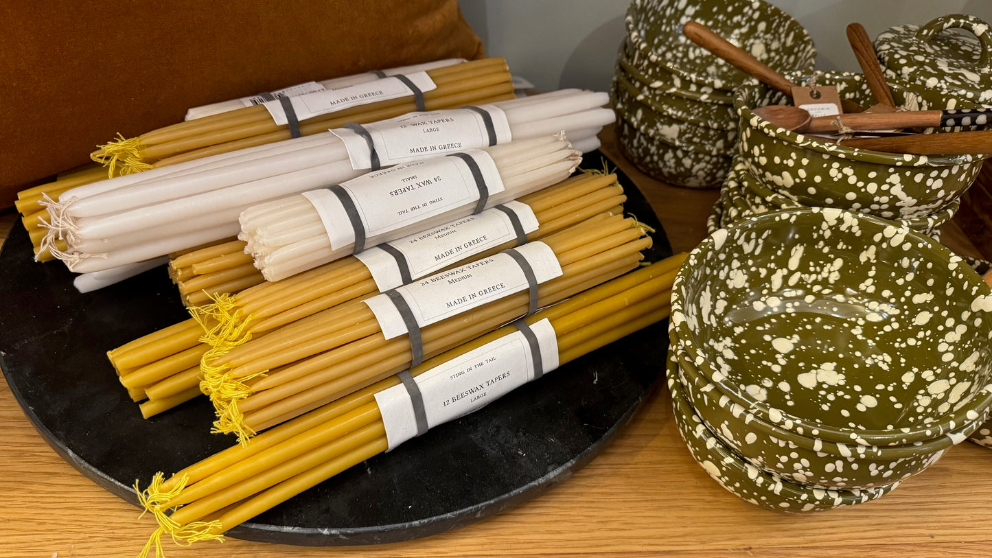 Beeswax Taper Bundle x24