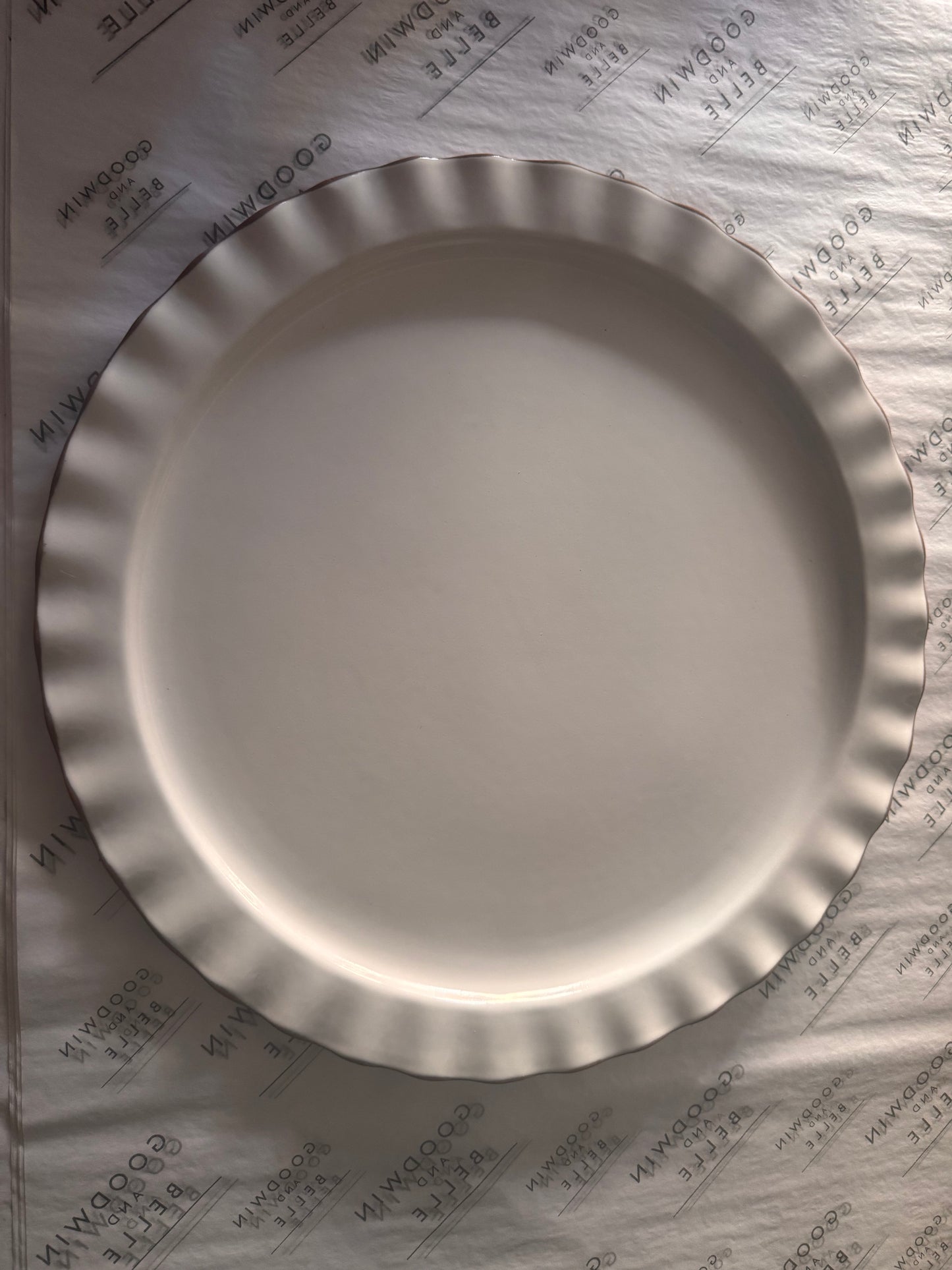 Sam Baron Pizza Plate White