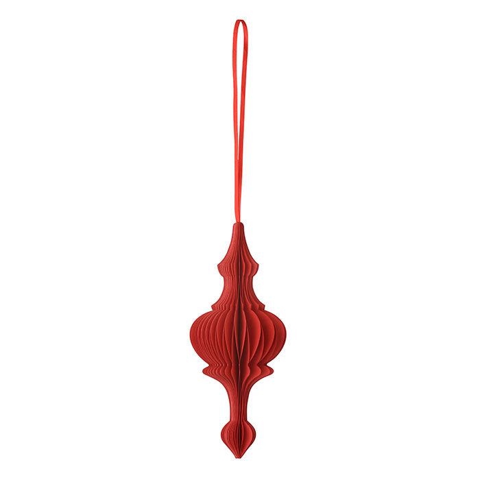 Honeycomb Ornament H30cm Flare Ruby
