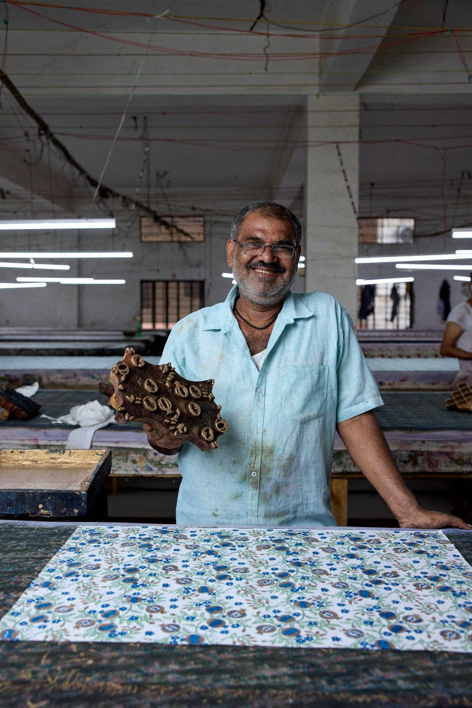 Hand Block Printed Gift Bags (Small) - Indigo Collection