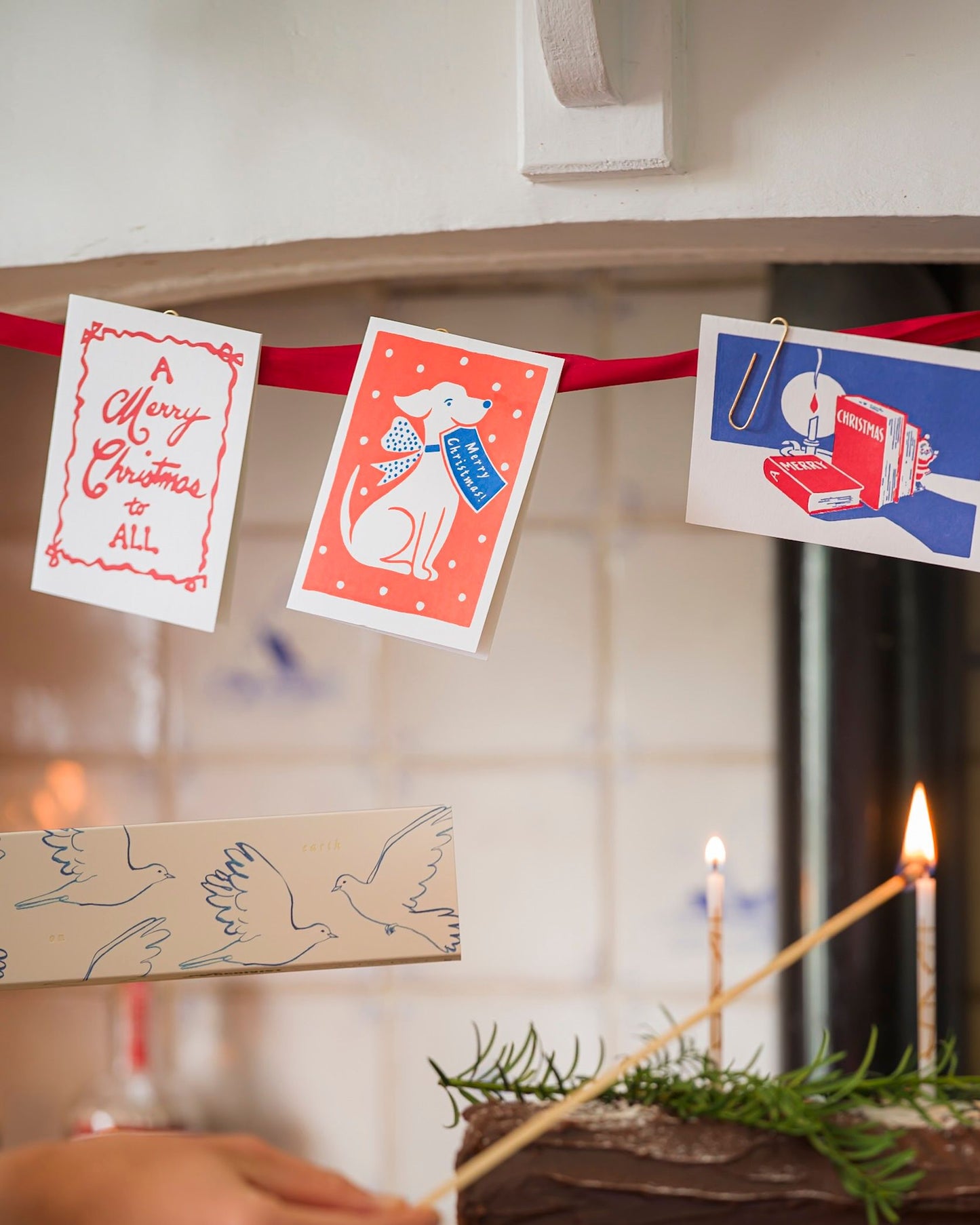 Archivist Christmas Dog Card Pack 5