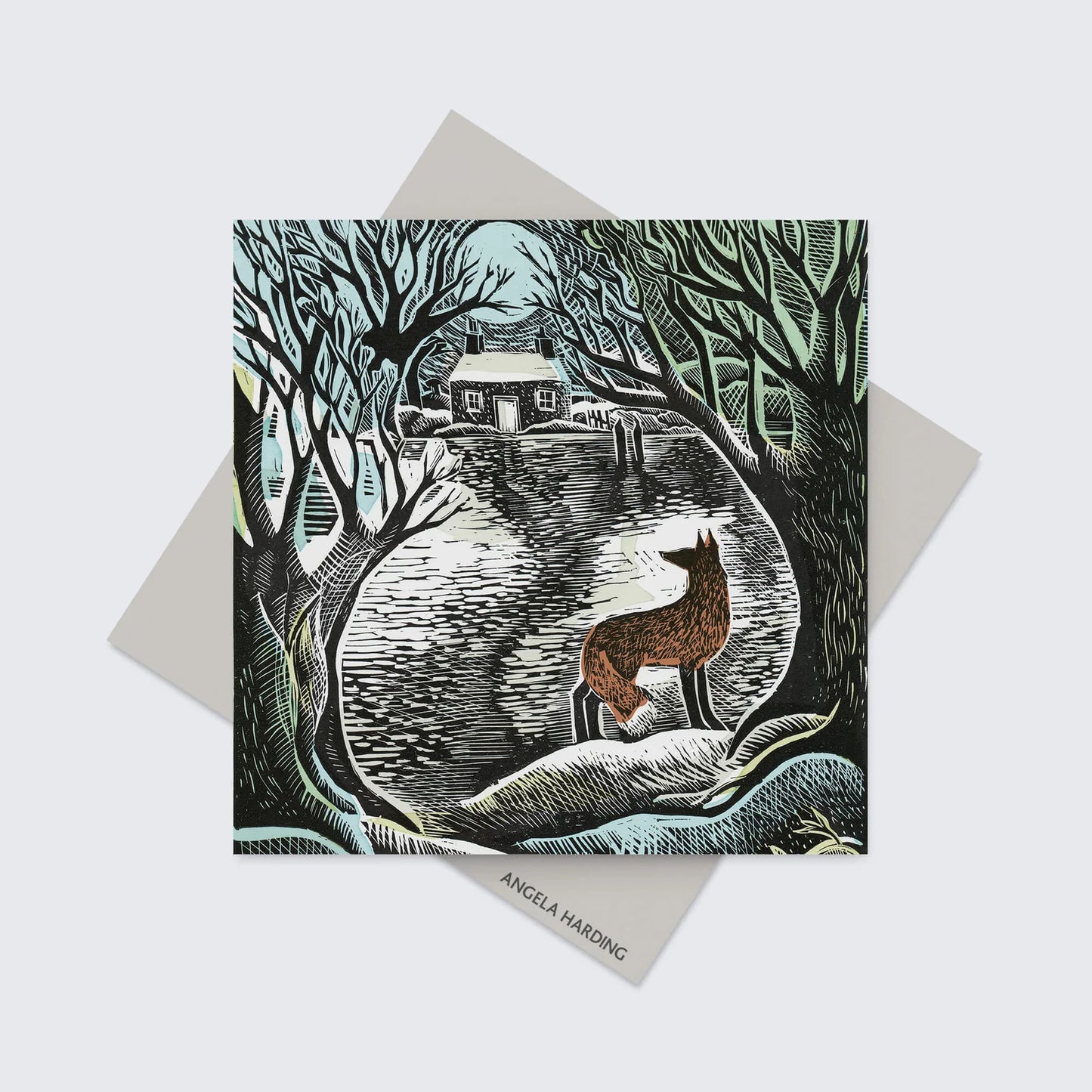 Angela Harding Night Fox Christmas Cards / PK 5