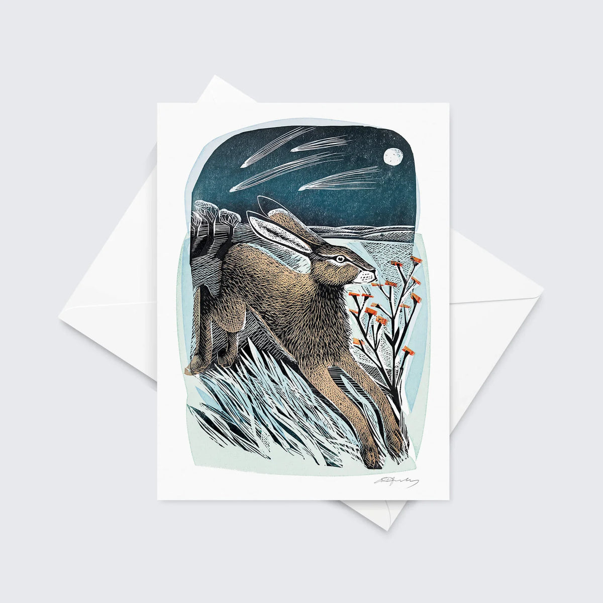Angela Harding Shooting Stars Christmas Cards / PK 8