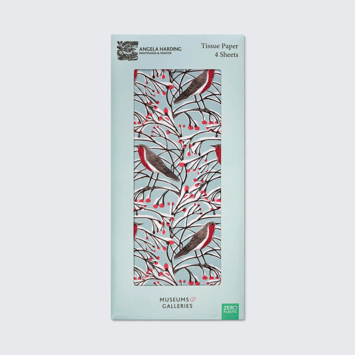 Angela Harding Robin and Berries Tissue Paper