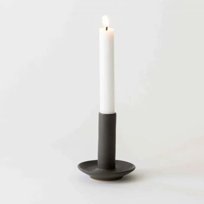 Lou Candle Holder - Dark Grey