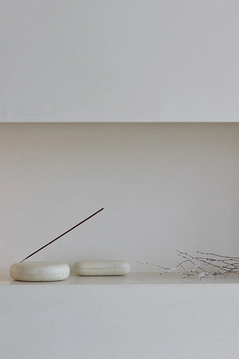 Bamford Marble Pebble Incense Holder
