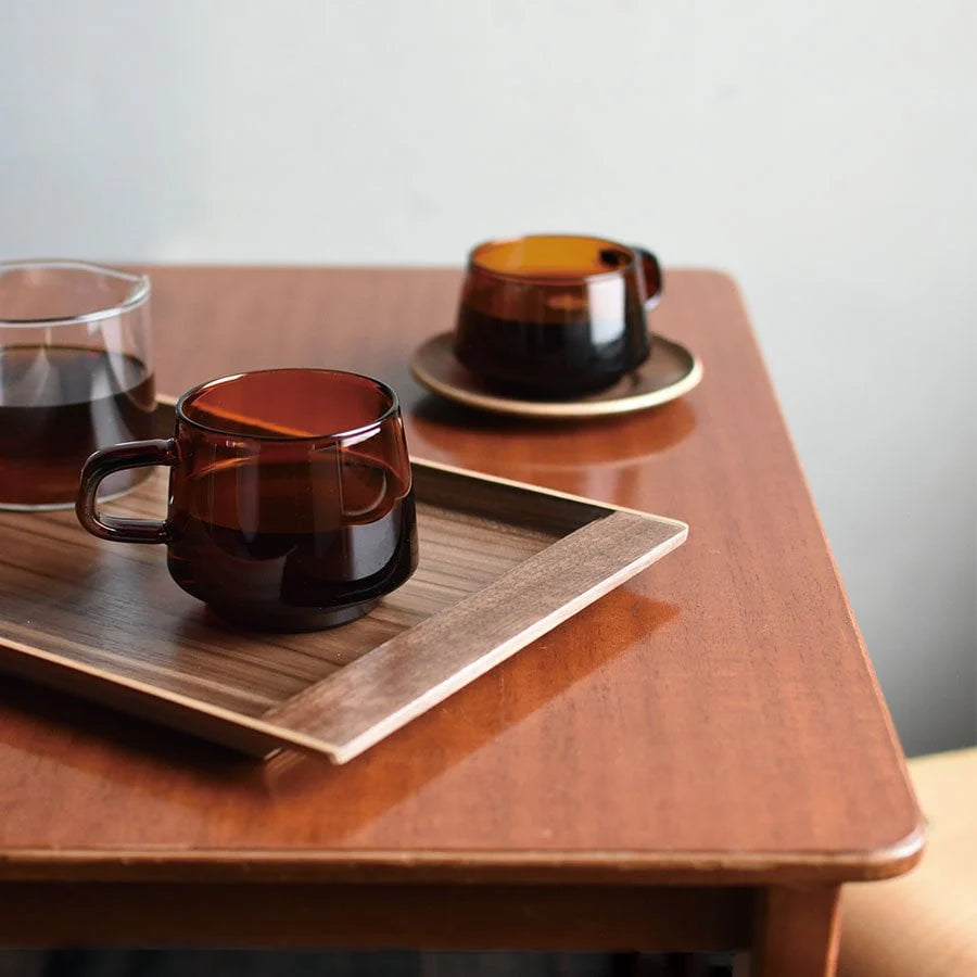 Kinto Glass Amber Mug 340ml
