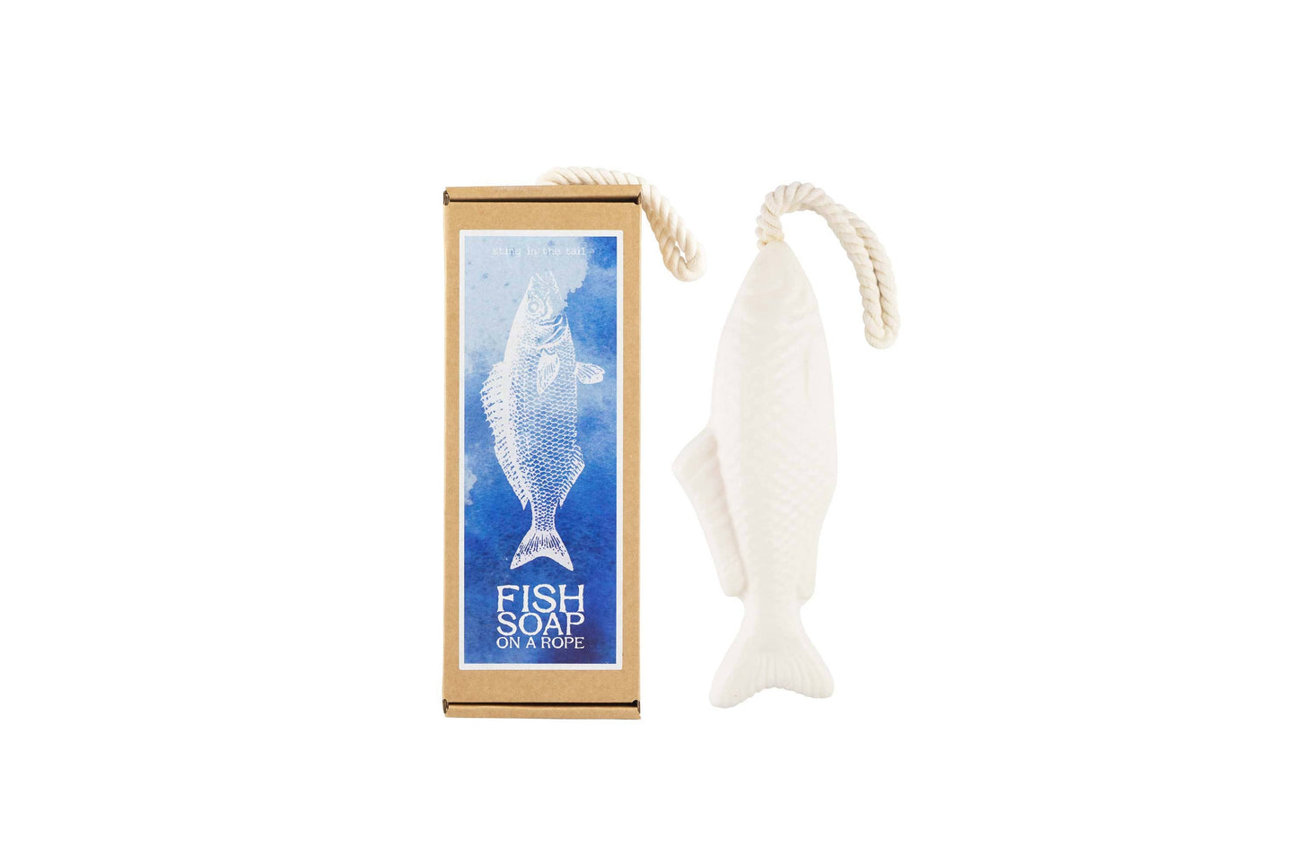 Fish Soap on a Rope in Box
