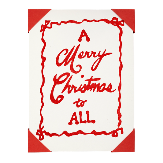 Archivist Merry Christmas To All Card Pack 5