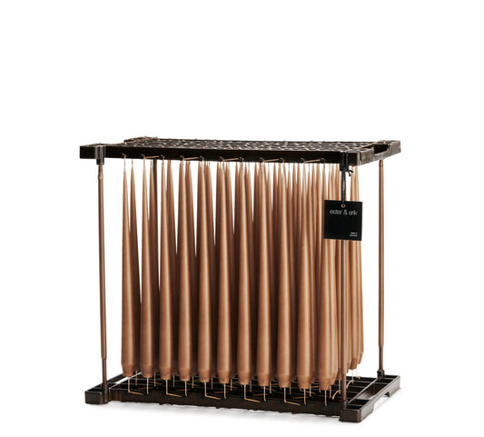 Ester & Erik Taper Frame Candle - Raw Toffee 32cm